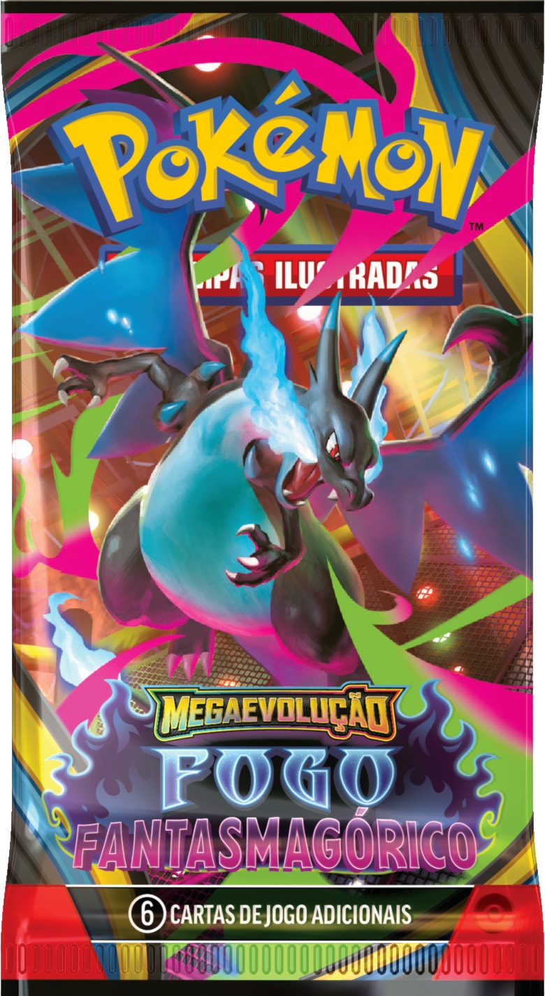 Booster - Mega Evolução 2 Fogo Fantasmagórico - Pokémon TCG - MoxLand
