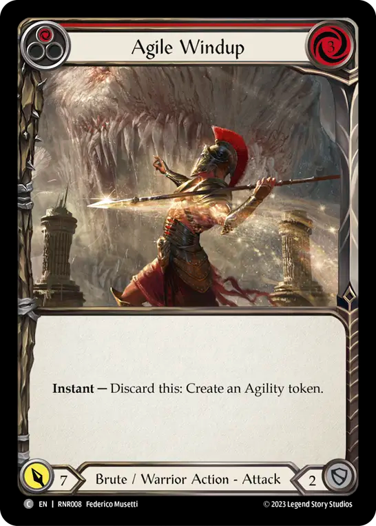 Agile Windup (Red) - Flesh and Blood TCG - MoxLand