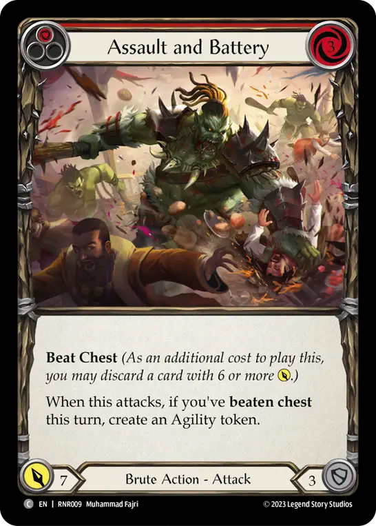 Assault and Battery (Red) - Flesh and Blood TCG - MoxLand