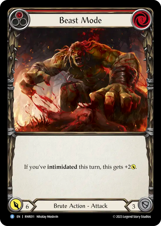 Beast Mode (Red) - Flesh and Blood TCG - MoxLand