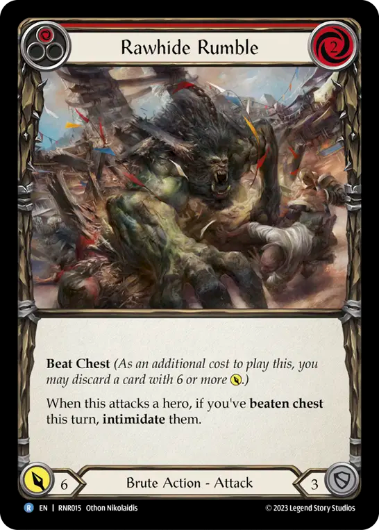Rawhide Rumble (Red) - Flesh and Blood TCG - MoxLand