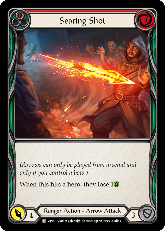 Searing Shot (Red) - Flesh and Blood TCG - MoxLand