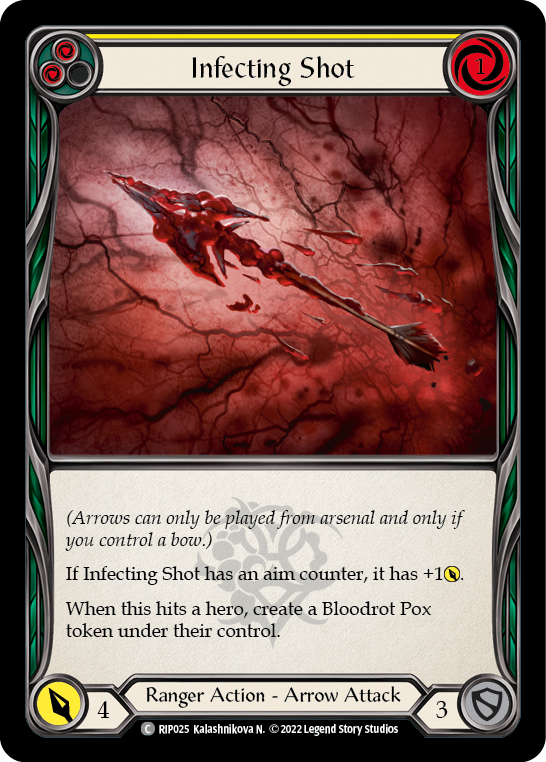 Infecting Shot (Yellow) - Flesh and Blood TCG - MoxLand