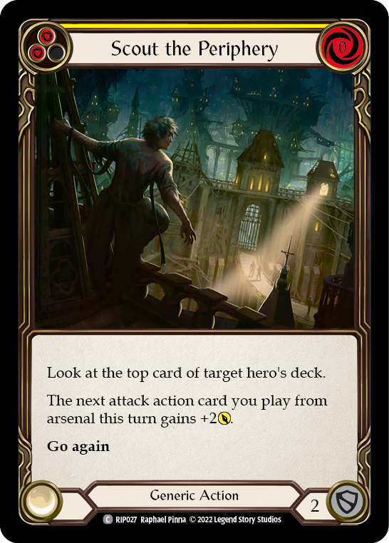 Scout the Periphery (Yellow) - Flesh and Blood TCG - MoxLand