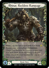 Rhinar, Reckless Rampage - Flesh and Blood TCG - MoxLand