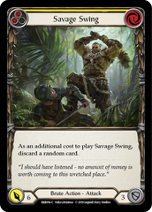 Savage Swing (Yellow) - Flesh and Blood TCG - MoxLand
