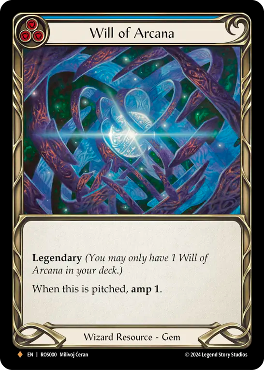 Will of Arcana (Blue) - Flesh and Blood TCG - MoxLand