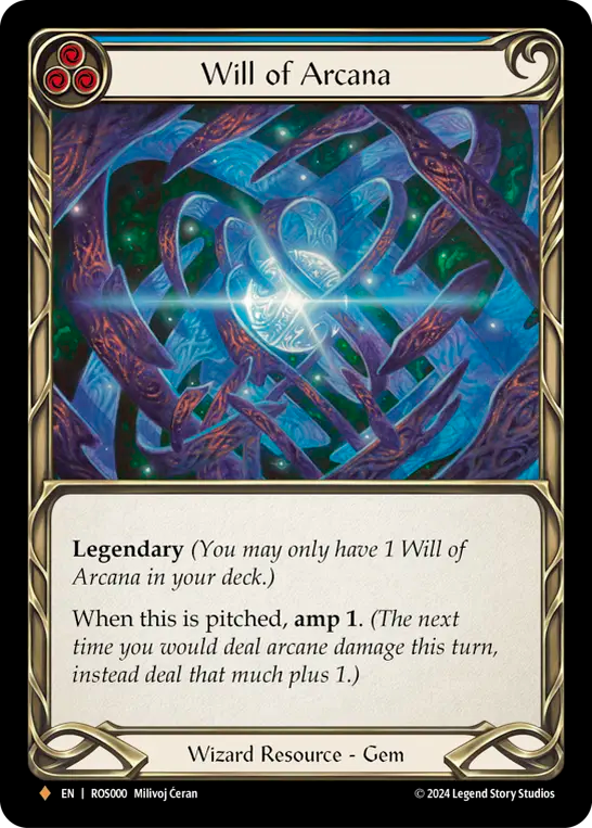 Will of Arcana (Blue) - Flesh and Blood TCG - MoxLand