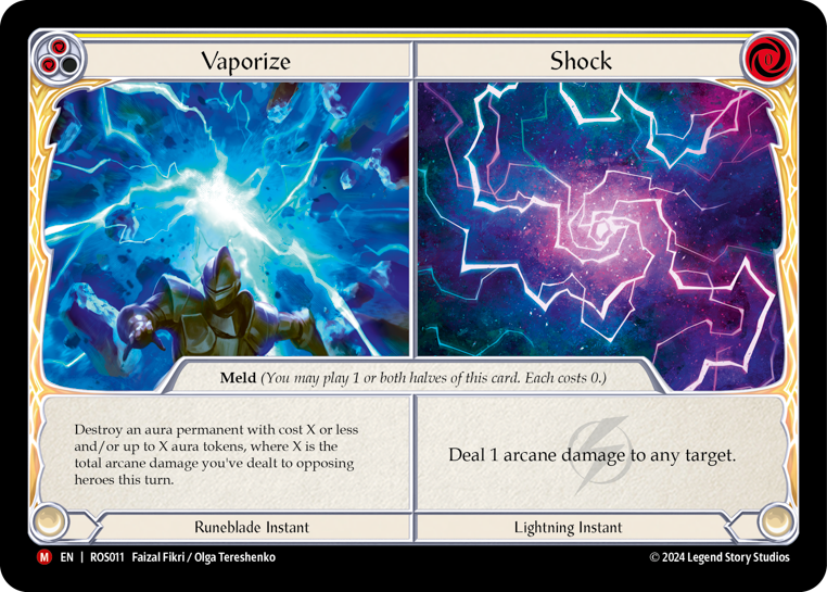 Vaporize // Shock (Yellow) - Flesh and Blood TCG - MoxLand