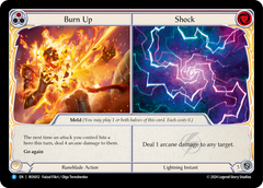 Burn Up // Shock (Red) - Flesh and Blood TCG - MoxLand