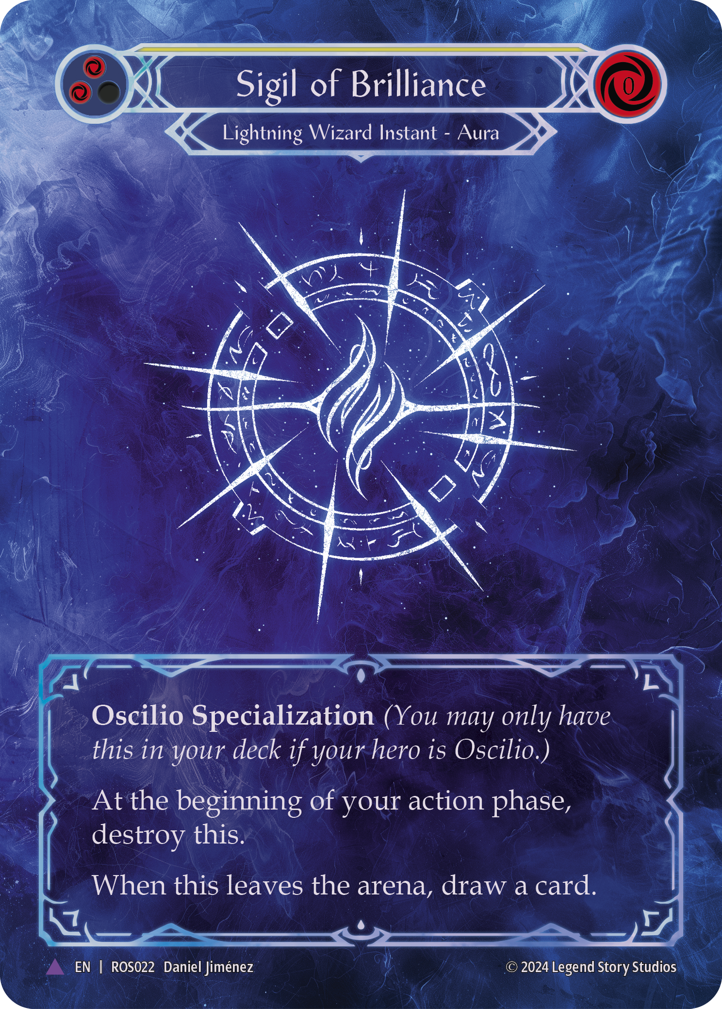 Sigil of Brilliance (Yellow) - Flesh and Blood TCG - MoxLand