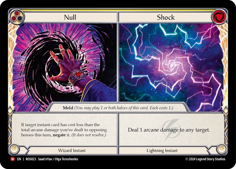 Null // Shock (Yellow) - Flesh and Blood TCG - MoxLand
