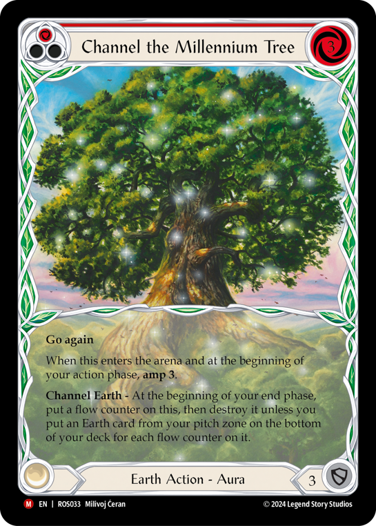 Channel the Millennium Tree (Red) - Flesh and Blood TCG - MoxLand