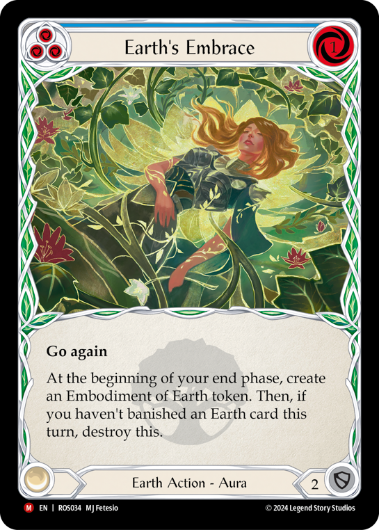 Earth's Embrace (Blue) - Flesh and Blood TCG - MoxLand