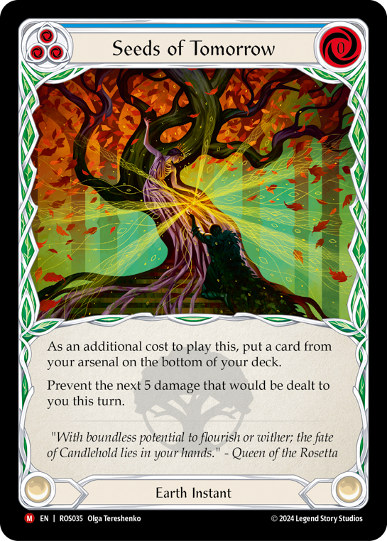 Seeds of Tomorrow (Blue) - Flesh and Blood TCG - MoxLand
