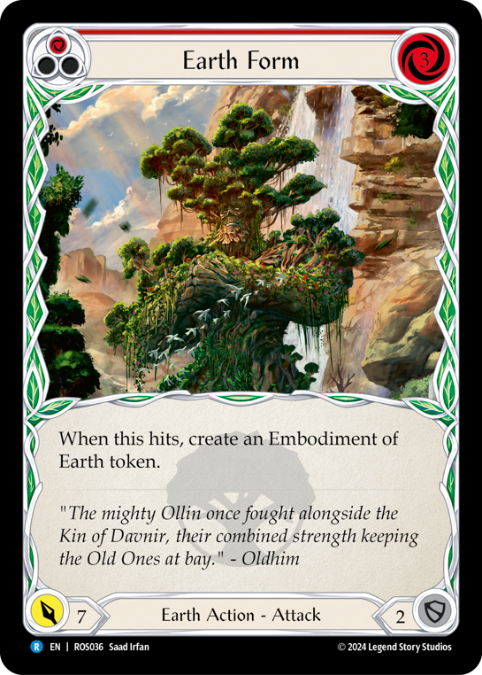 Earth Form (Red) - Flesh and Blood TCG - MoxLand