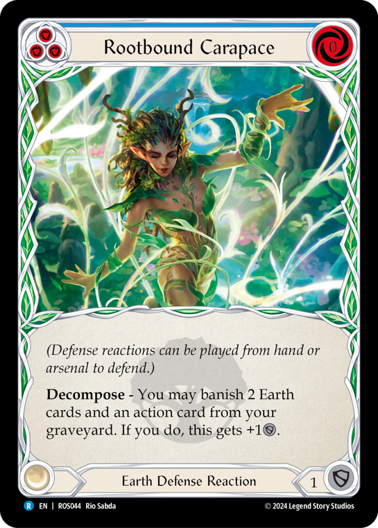 Rootbound Carapace (Blue) - Flesh and Blood TCG - MoxLand