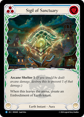 Sigil of Sanctuary (Blue) - Flesh and Blood TCG - MoxLand