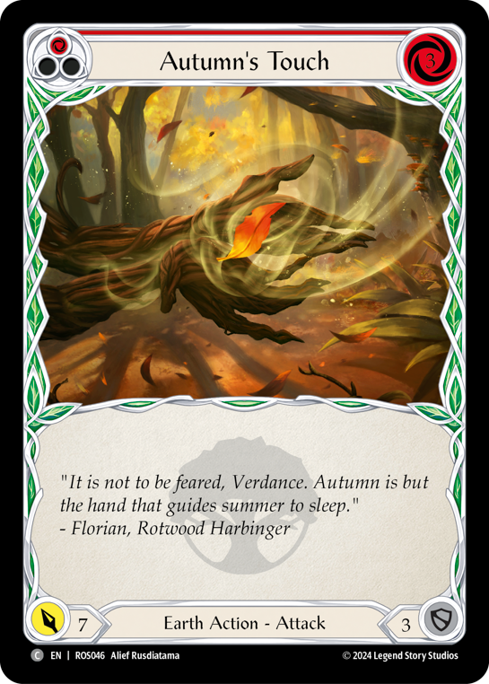 Autumn's Touch (Red) - Flesh and Blood TCG - MoxLand