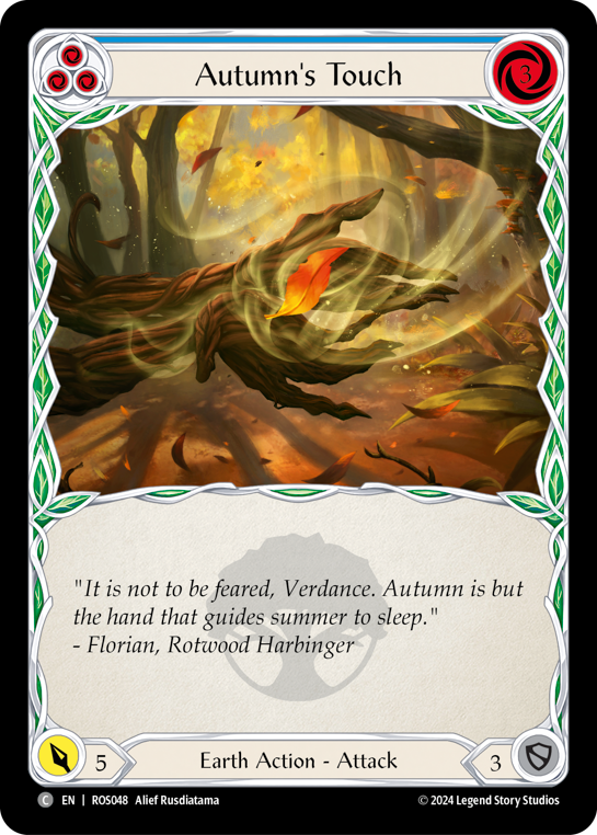 Autumn's Touch (Blue) - Flesh and Blood TCG - MoxLand