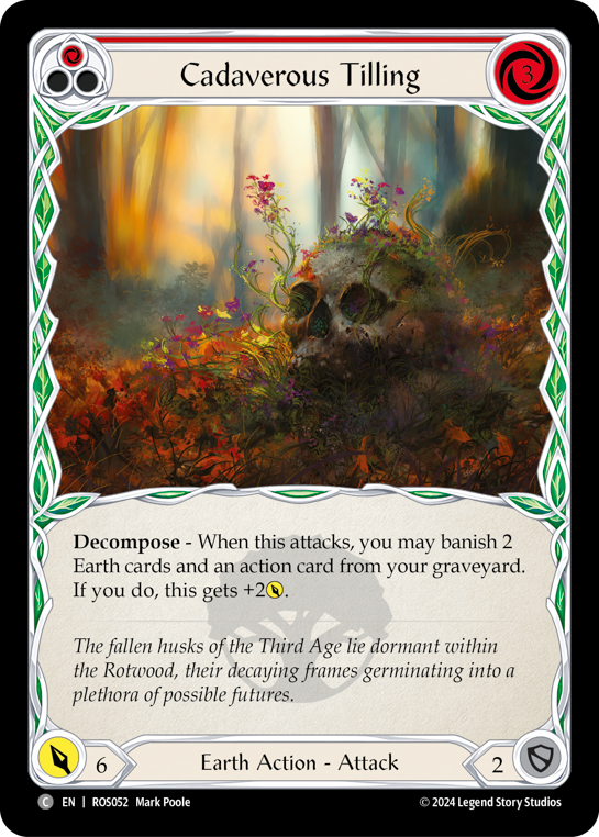 Cadaverous Tilling (Red) - Flesh and Blood TCG - MoxLand