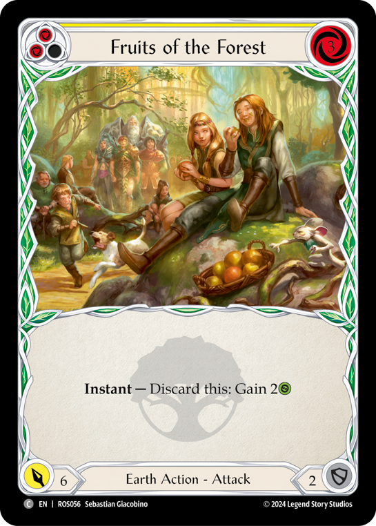 Fruits of the Forest (Yellow) - Flesh and Blood TCG - MoxLand