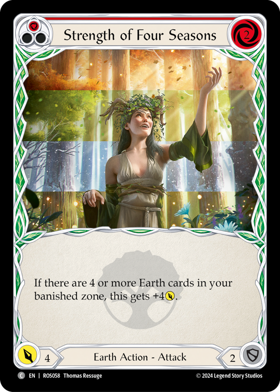 Strength of Four Seasons (Red) - Flesh and Blood TCG - MoxLand