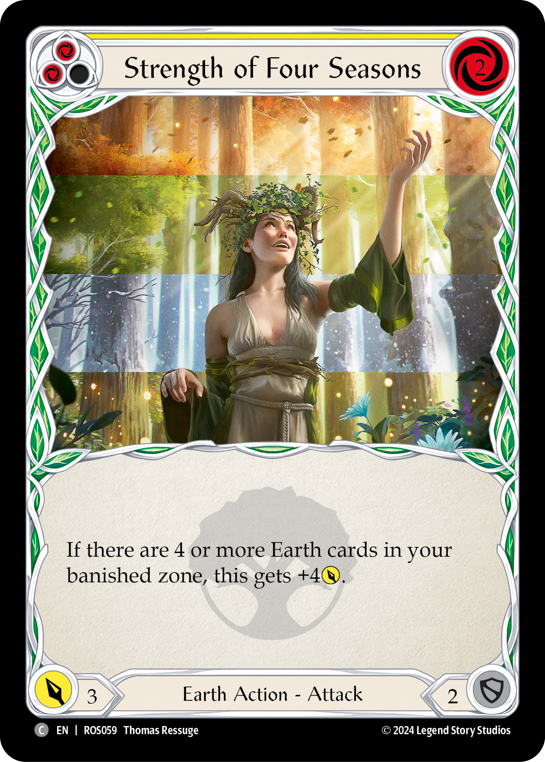 Strength of Four Seasons (Yellow) - Flesh and Blood TCG - MoxLand