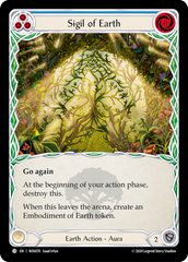 Sigil of Earth (Blue) - Flesh and Blood TCG - MoxLand