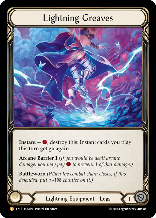 Lightning Greaves - Flesh and Blood TCG - MoxLand