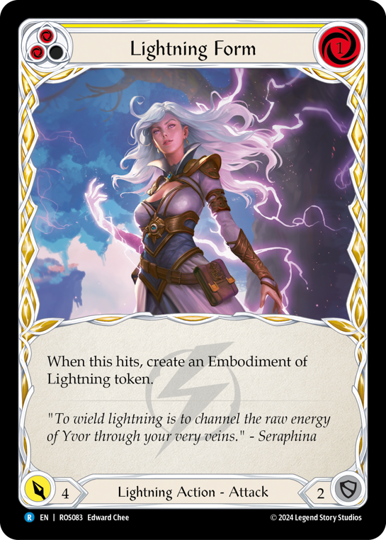 Lightning Form (Yellow) - Flesh and Blood TCG - MoxLand