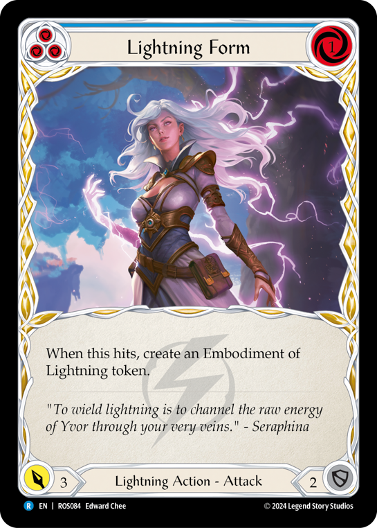Lightning Form (Blue) - Flesh and Blood TCG - MoxLand