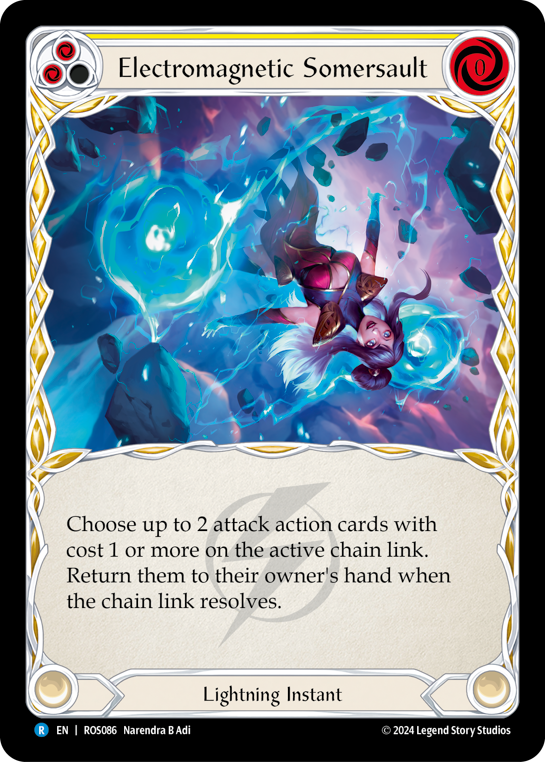 Electromagnetic Somersault (Yellow) - Flesh and Blood TCG - MoxLand
