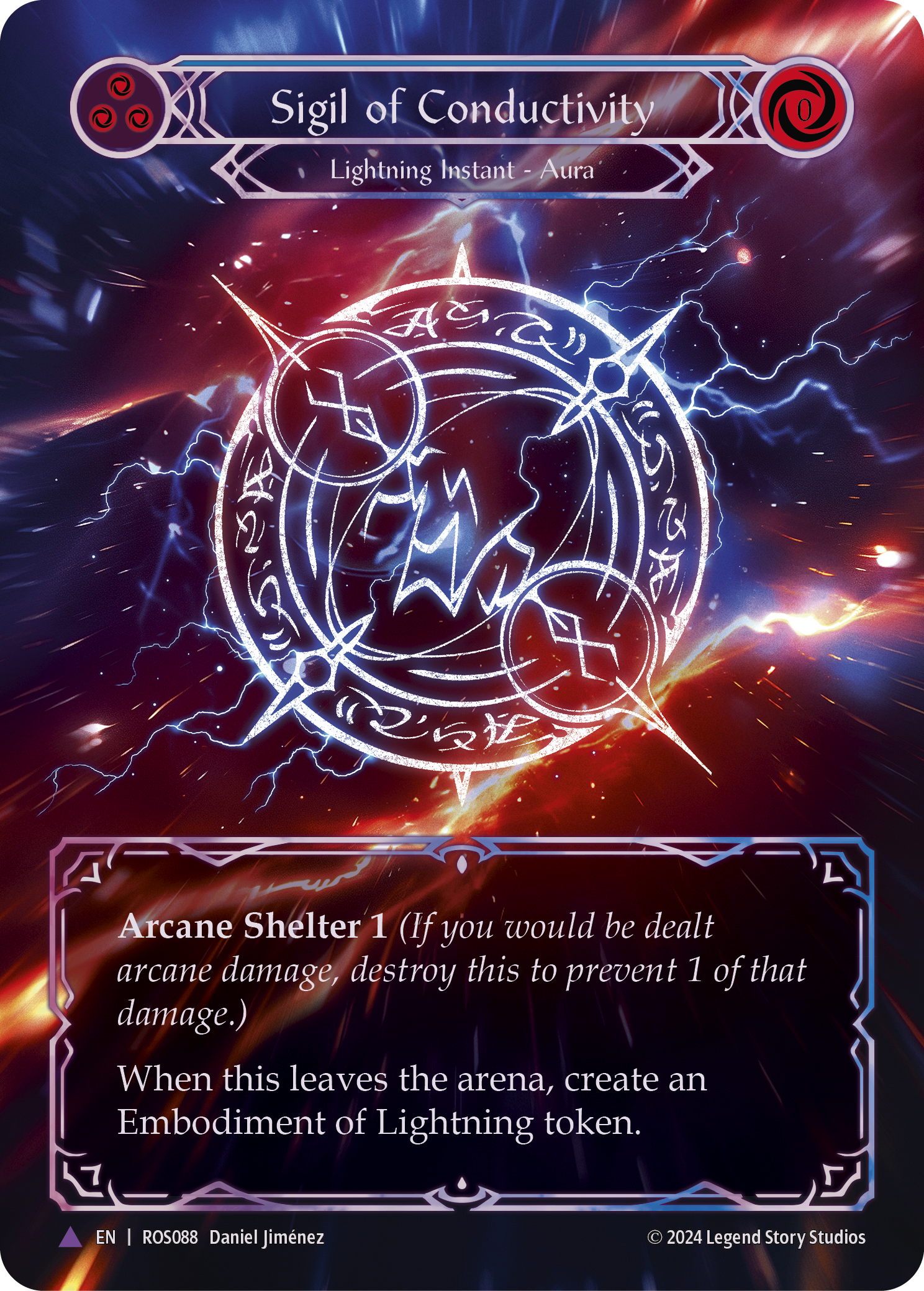 Sigil of Conductivity (Blue) - Flesh and Blood TCG - MoxLand