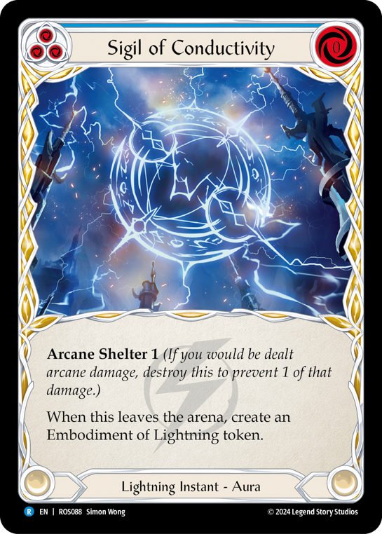 Sigil of Conductivity (Blue) - Flesh and Blood TCG - MoxLand