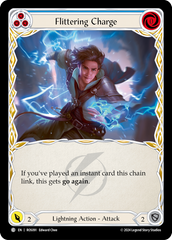 Flittering Charge (Blue) - Flesh and Blood TCG - MoxLand