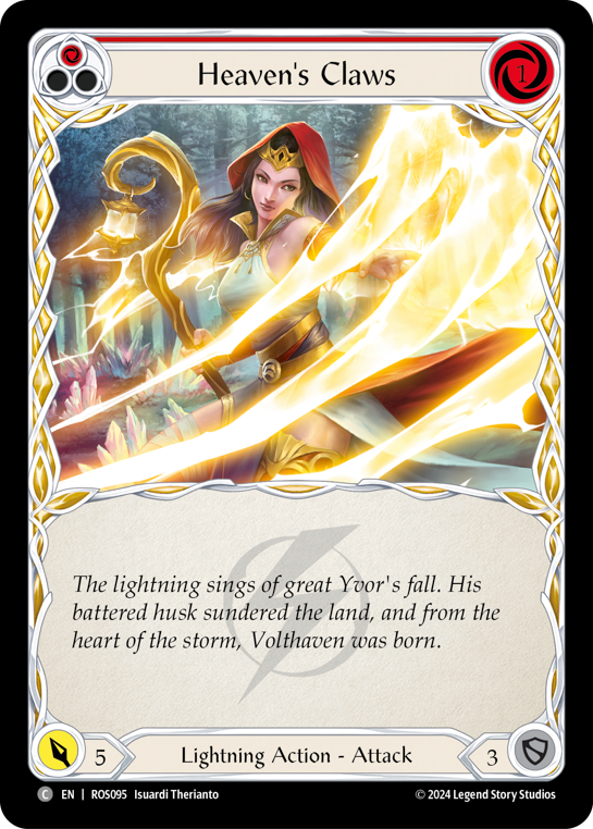 Heaven's Claws (Red) - Flesh and Blood TCG - MoxLand