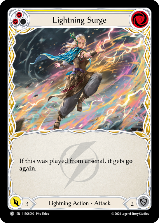 Lightning Surge (Yellow) - Flesh and Blood TCG - MoxLand
