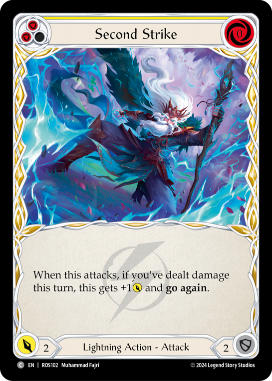 Second Strike (Yellow) - Flesh and Blood TCG - MoxLand