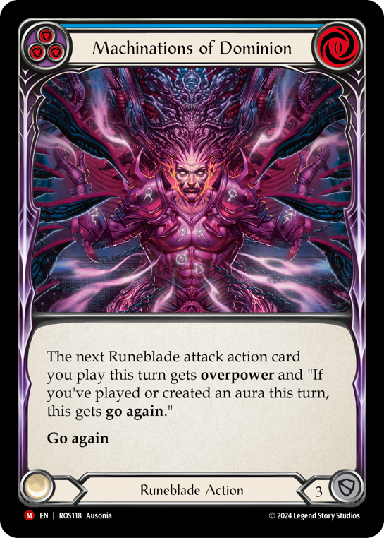 Machinations of Dominion (Blue) - Flesh and Blood TCG - MoxLand