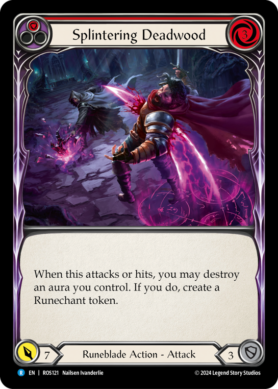 Splintering Deadwood (Red) - Flesh and Blood TCG - MoxLand