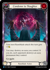 Condemn to Slaughter (Red) - Flesh and Blood TCG - MoxLand