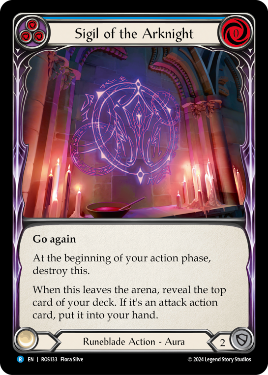 Sigil of the Arknight (Blue) - Flesh and Blood TCG - MoxLand