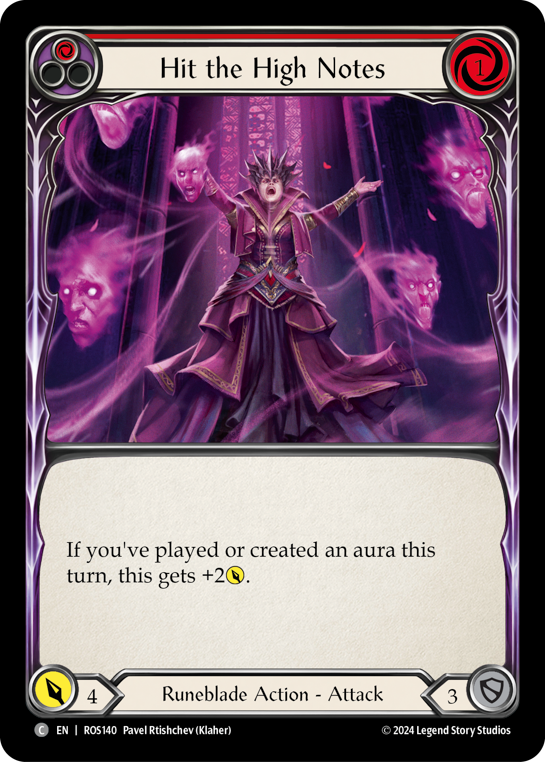 Hit the High Notes (Red) - Flesh and Blood TCG - MoxLand