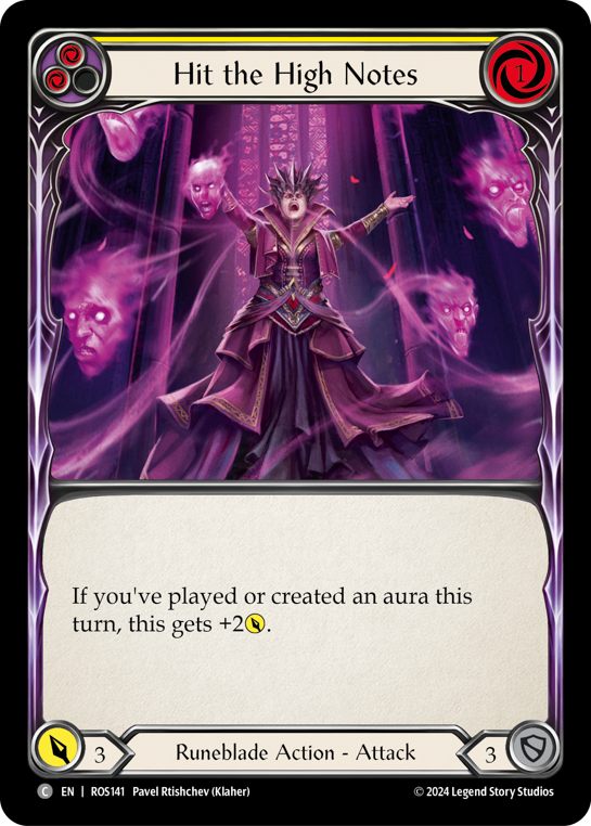 Hit the High Notes (Yellow) - Flesh and Blood TCG - MoxLand