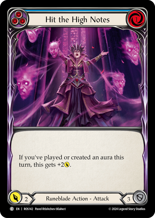 Hit the High Notes (Blue) - Flesh and Blood TCG - MoxLand