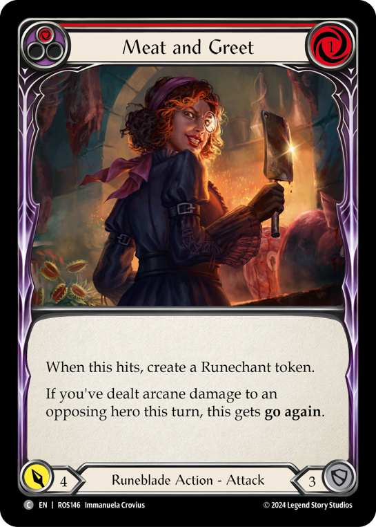 Meat and Greet (Red) - Flesh and Blood TCG - MoxLand