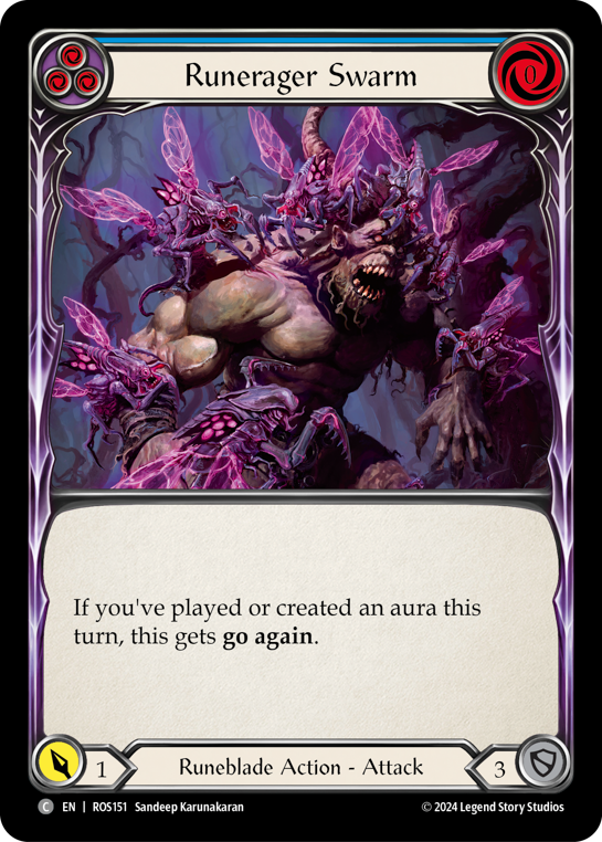 Runerager Swarm (Blue) - Flesh and Blood TCG - MoxLand