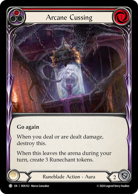 Arcane Cussing (Red) - Flesh and Blood TCG - MoxLand
