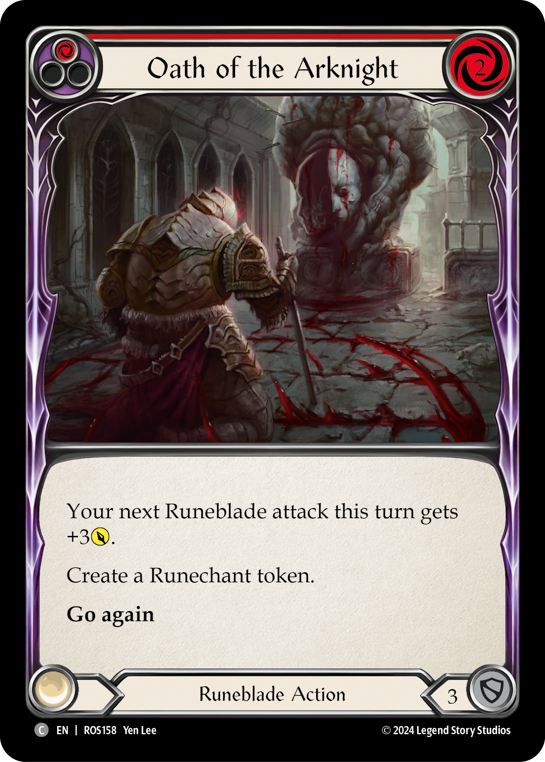 Oath of the Arknight (Red) - Flesh and Blood TCG - MoxLand